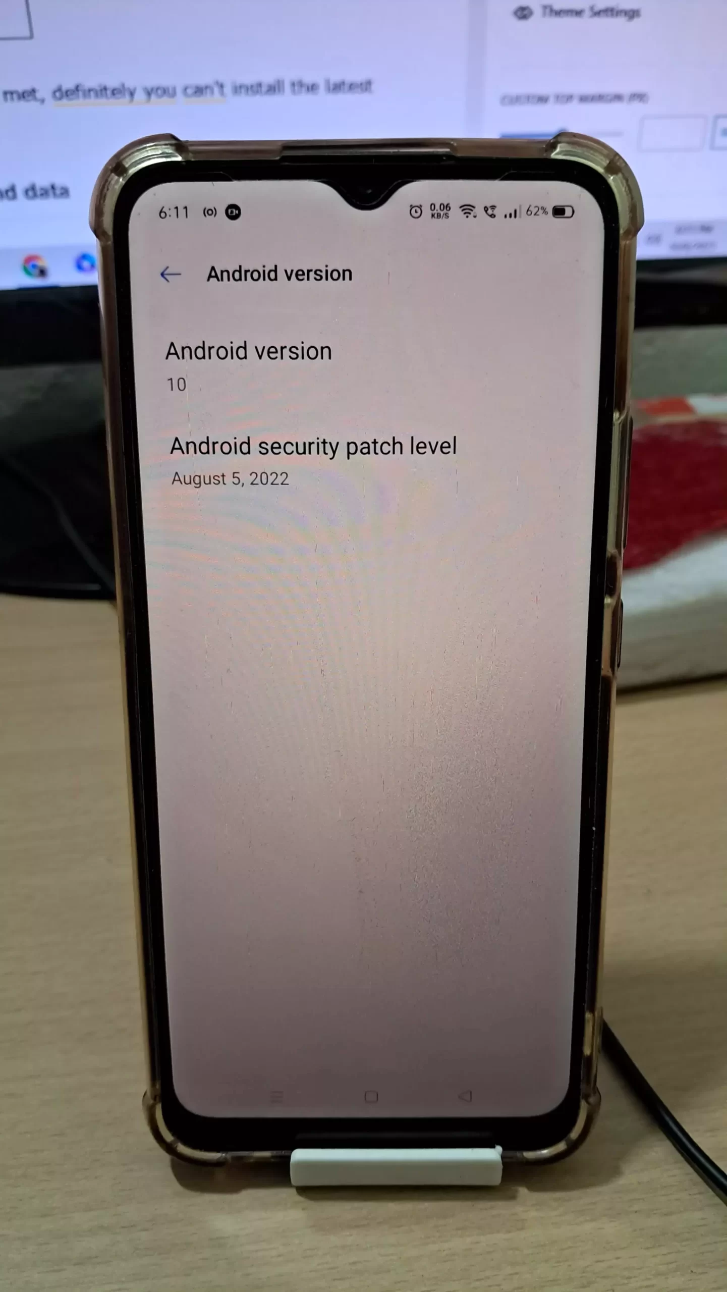 android 10 version image captured
